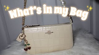 WHAT’S IN MY BAG  COACH  NOLITA 19 [upl. by Christine]