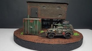 Post Apocalyptic Diorama 164 Matchbox Custom built [upl. by Arima109]