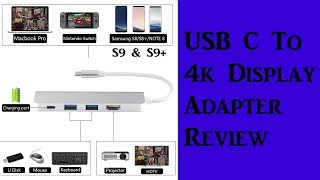 USB C to HDMI Adapter for Samsung Macbook and Nintendo Switch [upl. by Zilada606]