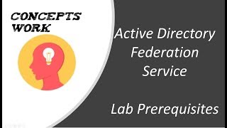 ADFS  Active Directory Federation Service  Lab setup  2023 [upl. by Olsewski]