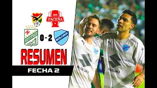 ORIENTE PETROLERO 0x2 BOLIVAR  FECHA 2  Copa DivPro 2024 [upl. by Ydeh]