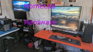 Feb 24 HomeLab Hardware Tour My Workstation Firewall and Server cabinet [upl. by Ebsen554]