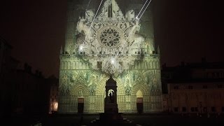 Yann Nguema  EZ3kiel  Mapping EVOLUTIONS  Fêtes des lumières 2016 Cathédrale StJean [upl. by Frierson]