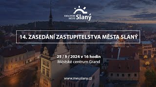 14 Zasedání zastupitelstva města Slaný  2592024 [upl. by Hcurab813]