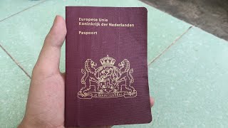 The Netherlands Passport PreBiometric  Whats inside [upl. by Steele]