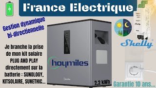 HOYMILES MSA2  La premiere batterie plug and play AC dynamique avec tous les kits solaires [upl. by Parnas728]