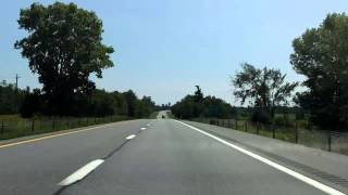 Adirondack Northway Interstate 87 Exits 41 to 38 southbound [upl. by Funk221]