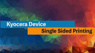 How to change default settings on Kyocera Print Driver [upl. by Anoik]