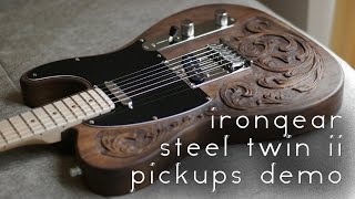 IronGear Steel Twin 2 Pickups  Frankentele guitar [upl. by Feodore954]