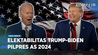 Trump Diprediksi Ungguli Biden di Pilpres AS 2024 [upl. by Aleciram]