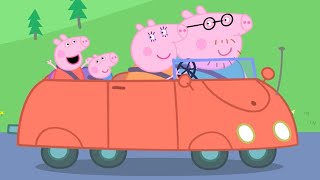 Peppa Pig  The New Car  Peppa Pig World  Daddy Pigs Car Ride  Paultons Park UK [upl. by Gnivre]