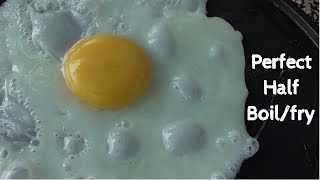 How to make Half Boiled Egg Omelette  Half fry omelette  Healthy village food [upl. by Bac]