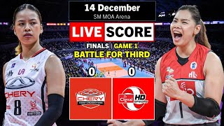 Chery Tiggo vs Cignal HD  Battle for 3rd Place  PVL AFC Live Scoreboard [upl. by Rodolph]