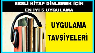 En İyi Sesli Kitap Uygulamaları 5 Program [upl. by Marcia]