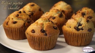 Recette des Muffins aux Pépites de Chocolat [upl. by Attena]