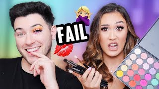 RECREATING MANNYMUAS MAKEUP FAIL [upl. by Somerset]