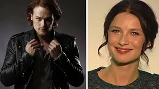 Caitriona Balfe on Modeling and Sam Heughan Sassenach Vids [upl. by Dareg]