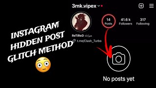 INSTAGRAM HIDDEN POST METHOD 😱 [upl. by Meldon]