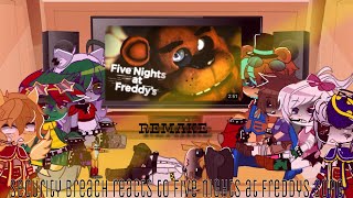 GlamrocksSecurity breach react to Five Nights At Freddys song  FNAF GACHA [upl. by Ykcor]