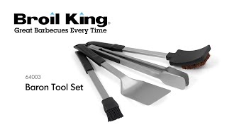 Baron Tool Set  Broil King  Do More With Your Grill [upl. by Bryan]