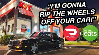 A Day of Delivering Food In My 400hp Turbo M50 E30  My FIRST EVER ANGRY Customer [upl. by Blaine]