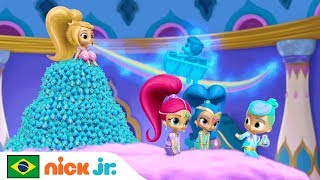 Shimmer e Shine  Video Musical ‘Trabalho em Equipe’ 🐲  Nick Jr  Brazil  Português [upl. by Mayap899]