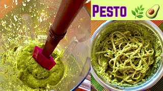 Pesto de albahaca y aguacate [upl. by Naujuj820]