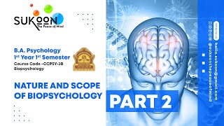 NATURE AND SCOPE OF BIOPSYCHOLOGY  BA 1st Year Psychology I Semester One  BAMU [upl. by Llenehc]