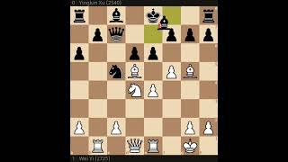 2017 Ho Chi Minh Ville Wei Yinglun B94 Défense Sicilienne Najdorf Variation chess chessplayer [upl. by Salas]