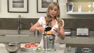 Breville  Tips and Tricks DieCast Citrus Press 800CPXL [upl. by Jenni]