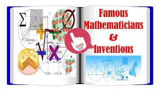 Famous Mathematicians and their Inventions  Greatest Math Scientists Achievements and Contributions [upl. by Jorie545]