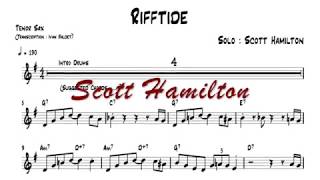 Scott Hamilton plays Rifftide solo transcription [upl. by Monro983]