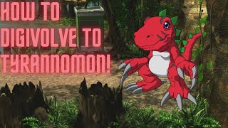 ﹝Digimon World 1﹞How to digivolve to Tyrannomon [upl. by Molahs]