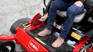 Toro Mower Height Adjustment [upl. by Ranique]