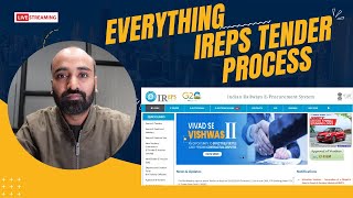 How to do IREPS Tender Process  IREPS Registration process  Indian Railways [upl. by Assyral]