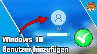 Windows 10 Benutzerkonto erstellen  lokales Konto anlegen und einrichten 💻 [upl. by Weingarten923]