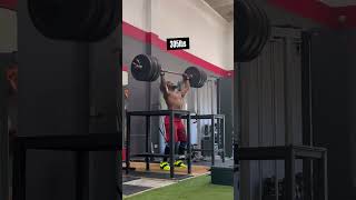 305lbs Jerks olympicweightlifting [upl. by Delorenzo]