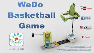 WeDo ✔ Basketball Game 🏀 by LegoSmarties 🥇 [upl. by Lafleur]