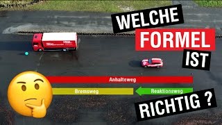 Reaktionsweg  Bremsweg  Anhalteweg  Fischer Academy [upl. by Yerahcaz]