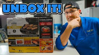 UNBOXING the Ninja Foodi Smart XL Grill and Noise Check [upl. by Nylyahs]