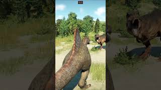 Ultimasaurus vs TRex Spinosaurus Indominus Rex  Animation Full Version [upl. by Yxor995]