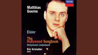 Eisler The Hollywood Songbook 1943  Über den Selbstmord [upl. by Anaer]