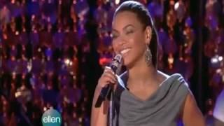 Beyoncé  At Last  Live  Ellen de Generes 2008 HQ [upl. by Ahsimrac863]