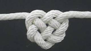 How to Tie the Celtic Heart Knot by TIAT A Knotty Valentine [upl. by Oicanata770]