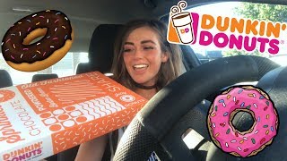 3000 CALORIE Dunkin Donuts MUKBANG 멐방 Eating Show [upl. by Dirgni356]