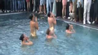 Aquabatix Synchronised swimming Event performance  Shoreditch House London [upl. by Custer]