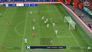 Portugal vs Schottland Achtelfinale EM Turnier Mäx [upl. by Aidnyc18]