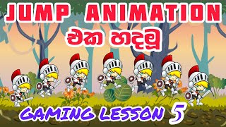 javaScript 2D game  lesson 5  How to make 2D game  lesson 5  jump animation  sinhala lesson [upl. by Ursulina]