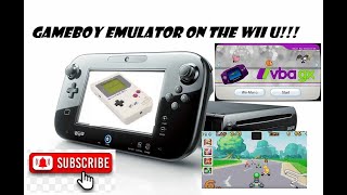 How to Install Gameboy Emulator  Channel on the Nintendo Wii U [upl. by Milzie]