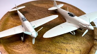 Building Messerschmitt Bf 109G10 and Spitfire MkV  172 REVELL [upl. by Alejo]